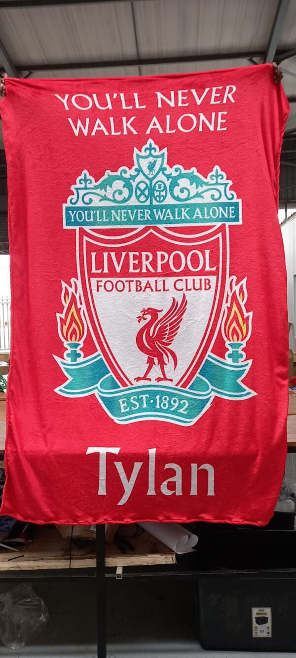 Personalized Liverpool Blanket